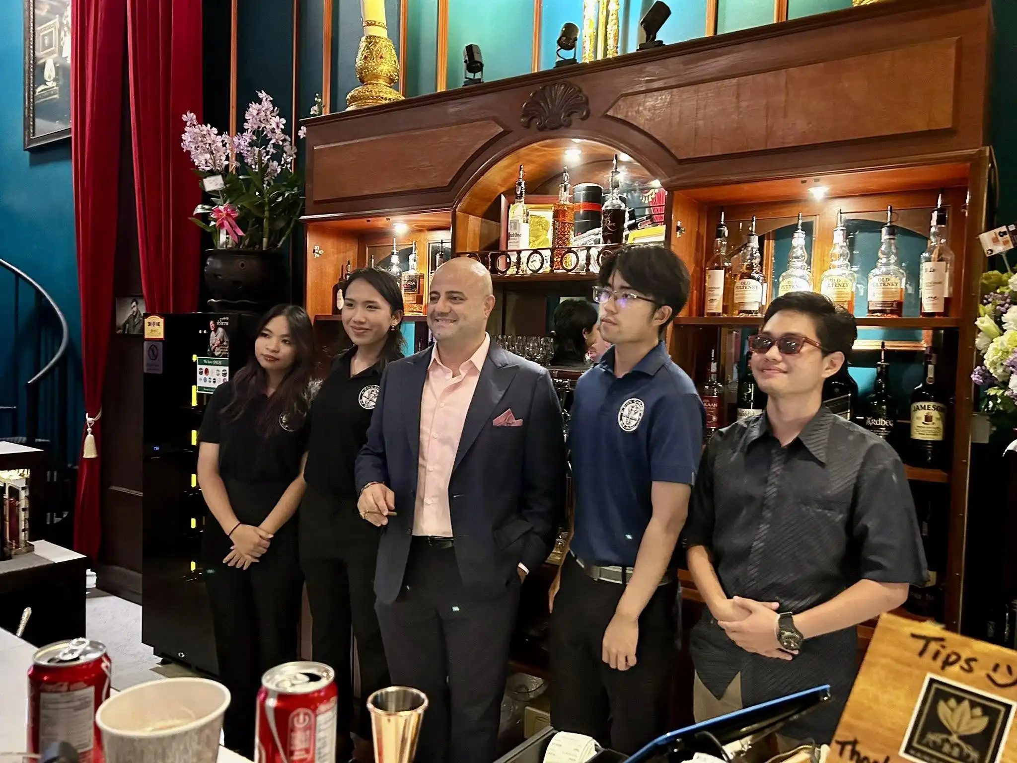 CNX Cigars staff and guests